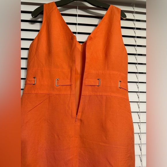 🛍️ Positive Attitude Orange color dress Size 12 Excellent condition. - Picture 2 of 7